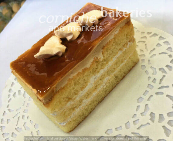 Slice cream Cake