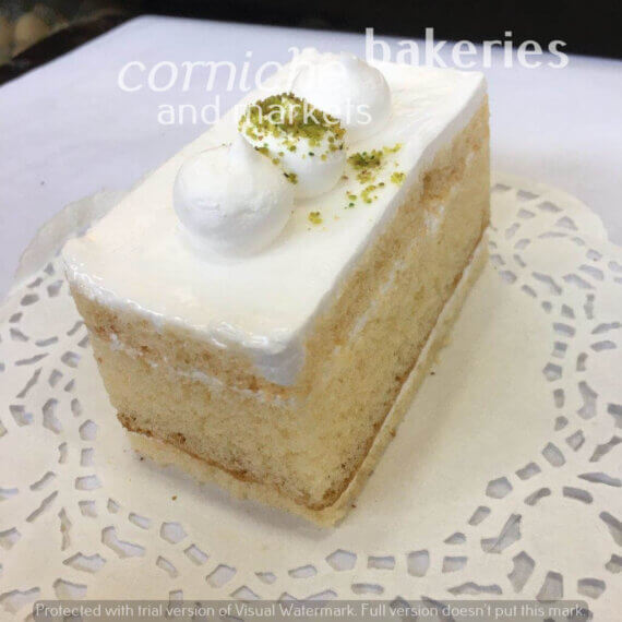 Slice cream Cake
