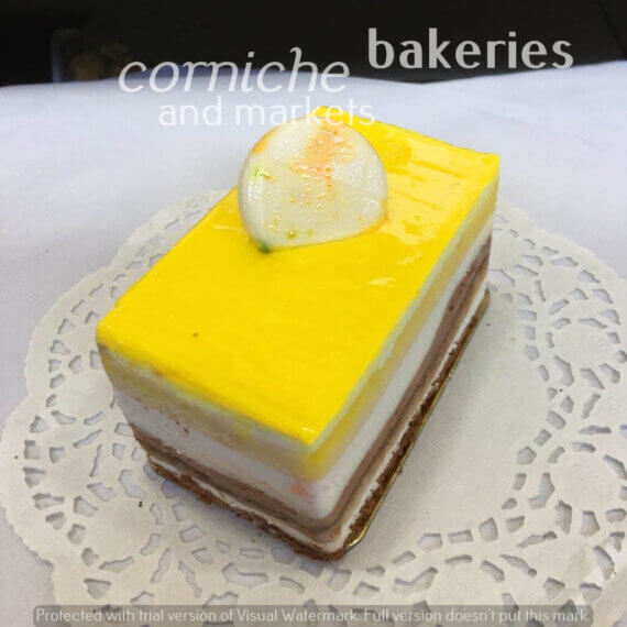 Slice cream Cake